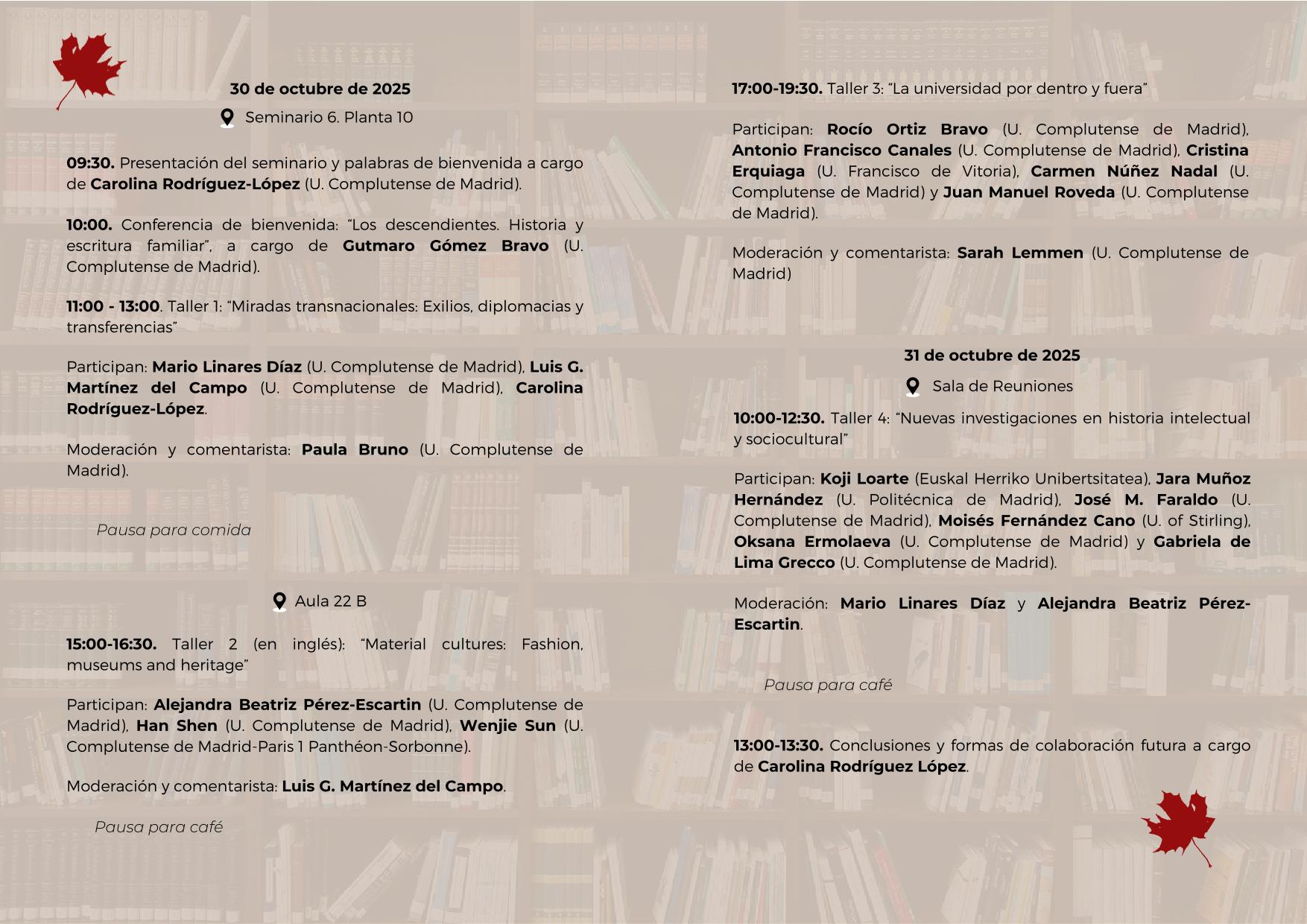 Seminario de otoño de EXPEhistoria - 1